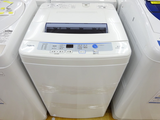 安心の６ヶ月保証付！2017年製AQUA（アクア）の6.0kg全自動洗濯機【トレファク　岸和田】