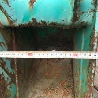 ユンボ ミニ 平バケット