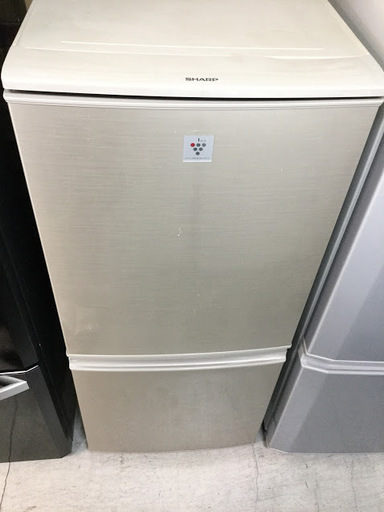 【送料無料・設置無料サービス有り】冷蔵庫 SHARP SJ-PD14Y-N③ 中古