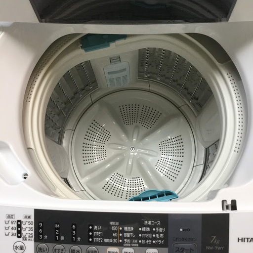 【送料無料・設置無料サービス有り】洗濯機 2016年製 HITACHI NW-7WY 中古