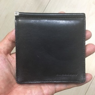 中古品 BURBERRY バーバリー マネークリップ