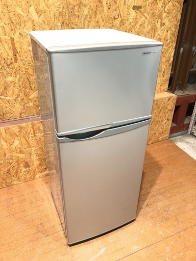 SHARP シャープ SJ-H12W 118L 2ドア 冷凍冷蔵庫