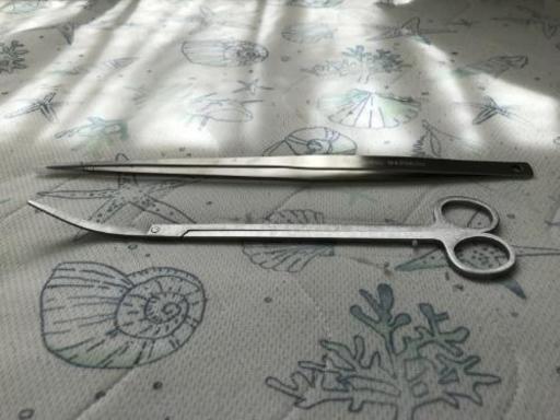 水草 トリミング用 ハサミ ピンセット 魅羅偉 江戸川台のその他の中古あげます 譲ります ジモティーで不用品の処分