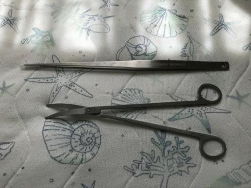 水草 トリミング用 ハサミ ピンセット 魅羅偉 江戸川台のその他の中古あげます 譲ります ジモティーで不用品の処分