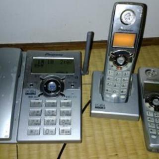 Pioneer 電話機 子機２台付
