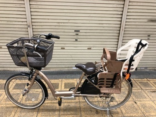 子供乗せ自転車 ブリヂストン 定価70000円 後輪チューブ新品交換