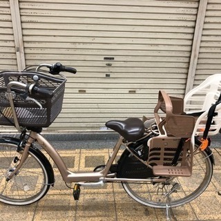 子供乗せ自転車 ブリヂストン 定価70000円 後輪チューブ新品交換