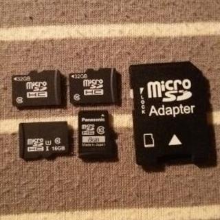 MicroSDHCカード 32gb x 2 、16GB、8GB ...