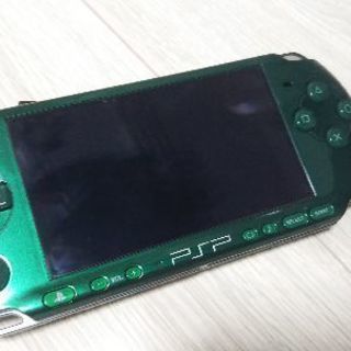 中古美品PSP-3000 グリーン メモリ8GB付