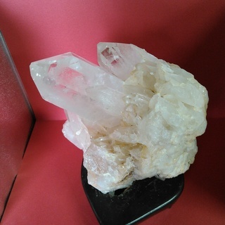 水晶 原石 台座付き 本水晶 原石 台座付き