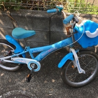 子供自転車 ブルー