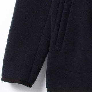 美品 DANTON ダントン ウールモッサシングルフード ネイビー S 38