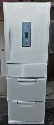 ☆\t三菱 MITSUBISHI MR-S40D-W1 401L 大容量5ドアノンフロン冷凍冷蔵庫◆買い溜めできる大型サイズ