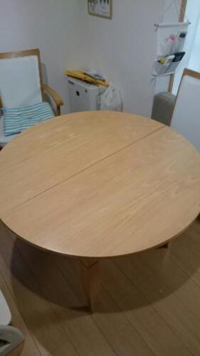 円形 延長式テーブル