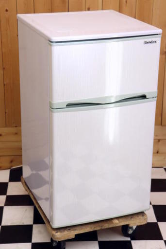 アビテラックス ER-107(HG) 2ドア冷凍冷蔵庫 96Ｌ 2015年製 コンパクトボディ 新生活 単身