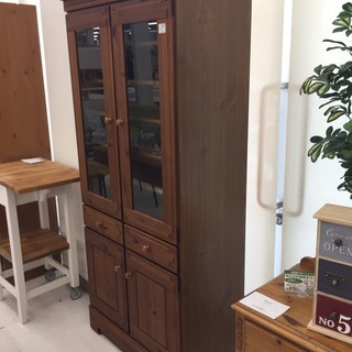 取りに来て頂ける方限定！今村家具工芸の2枚扉食器棚