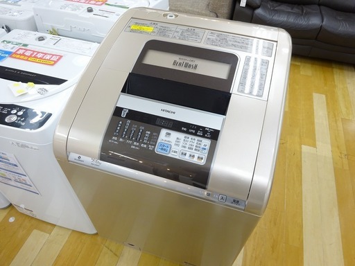安心の6ヶ月保証付！2012年製　HITACHI(日立)縦型洗濯乾燥機【トレファク　岸和田】