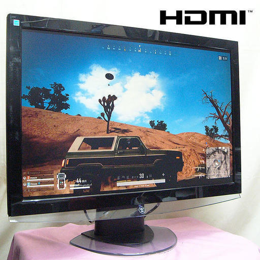 HDMI接続OK☆大画面25.5型ワイドモニタ♪解像度もWUXGAまで対応