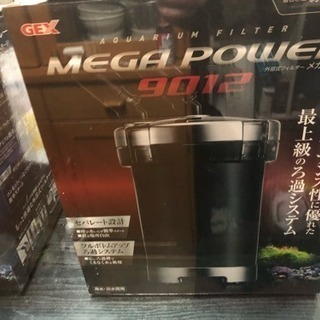 GEX９０cmガラス水槽➕水槽台➕外部濾過2台➕α引き取り限定