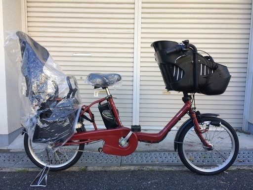 地域限定送料無料　パナソニック　ギュットミニ　DX　三人乗り　新基準　13,2AH　20インチ　キッスミニ　アンジェリーノ　神戸市　電動自転車