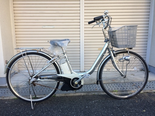 ヤマハ　パス　リチウム　26インチ　シルバー　旧　アシスタ　ビビ　神戸市　電動自転車　地域限定