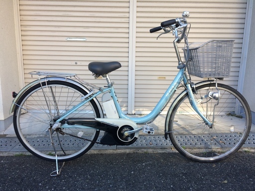 ヤマハ　パス　リチウム　26インチ　水色　アシスタ　ビビ　神戸市　電動自転車　地域限定