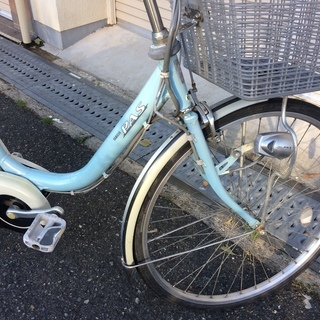 地域限定 ブリヂストン アシスタ リチウム 26インチ 水色 パス ビビ