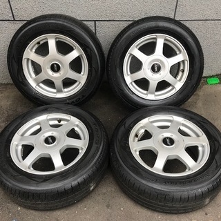 値下げ バリ山　185/65R14 86S TOYO NANOENERGY 3 PLUS　2016年製　ENKEI　14×6　10穴マルチ