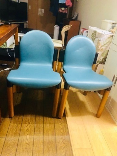 トーネット THONET スタッキングチェア二脚