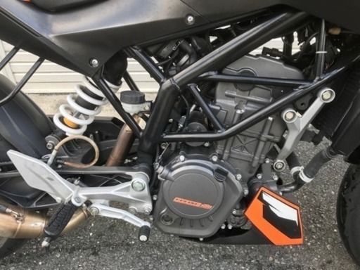KTMデューク125  アクラポビッチマフラー  デイトナキャリア エンジン好調  奈良北部