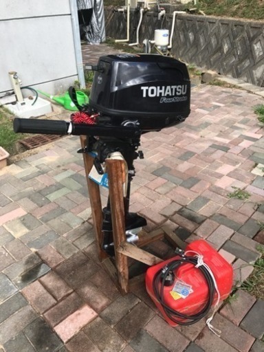 トーハツ4サイクル6馬力船外機 26年製造