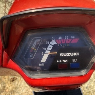 １９８３年型　スズキ　チャンス　希少　激レア　２速変速　ベース車　始動確認済み　CA12A