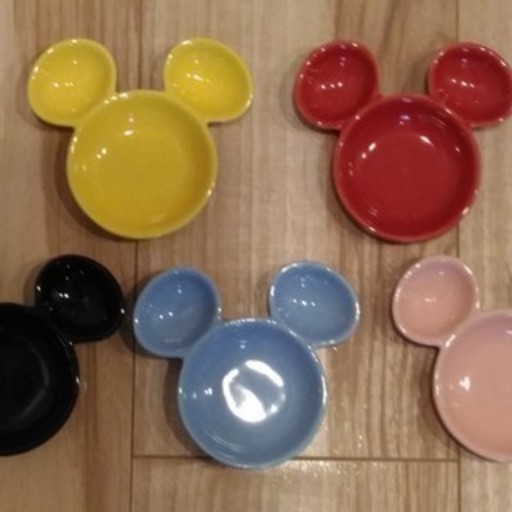 ディズニーミッキーマウス形薬味小皿5枚組ギフト袋つき Georgeuran 浜松町の食器 プレート の中古あげます 譲ります ジモティーで不用品の処分