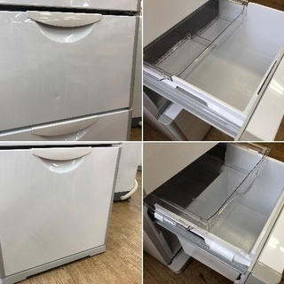 美品 ■【 HITACHI 】日立 265L 3ドア冷凍冷蔵庫 うるおいチルド スリムコンパクト まんなか野菜室