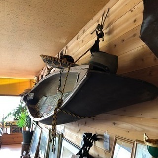 カヌー    カフェに飾ってありました！