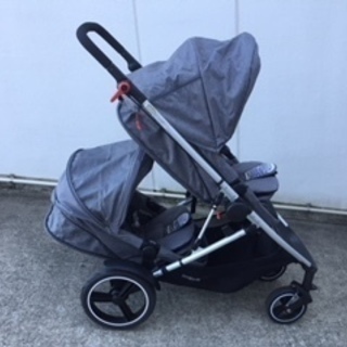 phil&teds Voyager （フィルアンドテッズ) 2人乗りベビーカー 縦