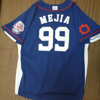送料無料！】埼玉西武ライオンズ ＃99メヒア選手 NPBビジターユニフォーム