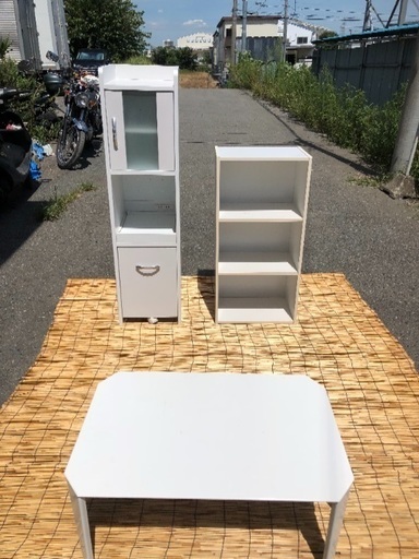 お値段以上 ニトリ テーブル スリムキッチン収納 カラーボックスのリビング3点セット リライフ 新座の収納家具 食器棚 キッチン収納 の中古あげます 譲ります ジモティーで不用品の処分 お値段以上 ニトリ テーブル スリムキッチン収納 カラーボックスのリビング3点セット リライフ 新座の収納家具 食器棚 キッチン収納 の中古あげます 譲ります ジモティーで不用品の処分