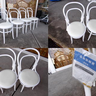 ◆IDC　秋田木工の丸ダイニングセット　曲木　北欧風◆