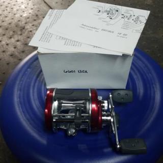アブ　abu 6601BCX 左巻き　ラインアウトアラーム付き　ブッ込み釣り　かご釣りに最適　新品