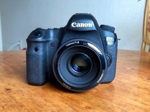 美品 Canon 6D ボディと EF28-135mm, 50mm レンズのセットです
