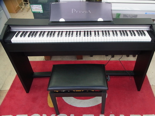 CASIO Privia 電子ピアノ 88鍵 3本ペダル ピアノイス付