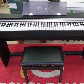 CASIO Privia 電子ピアノ 88鍵 3本ペダル ピアノイス付