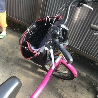 値下げ⭐️後ろ子供乗せ用 自転車 ピンク