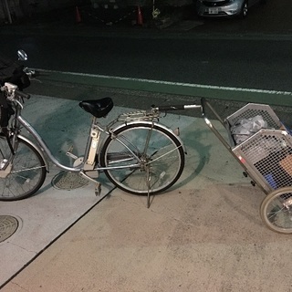 リヤカー（電動アシスト自転車付きなら計40,000円）