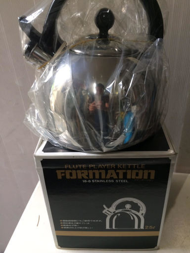 新品　　ステンレス　　笛吹き　ケトル　ケットル　　2.5L　　18-8　　調布市