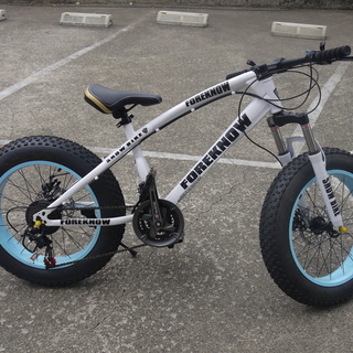 最終値下げ！ 20インチ ファットバイク ホイールカラーブルー 未使用品