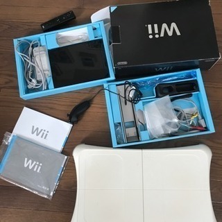 Wii 黒 本体箱付き、 ウィー本体