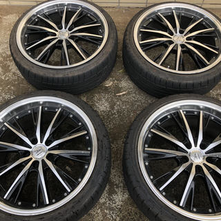 19インチアルミホイール 114.3-5H 4本セット