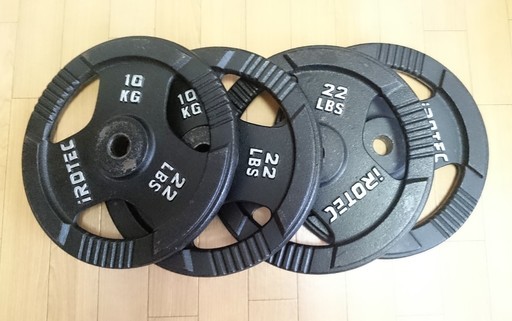 iROTEC ダンベルプレート セット 5kg 2.5kg 1.25kg IROTEC （ アイロテック ） アイアンプレート（iROTEC / 振る